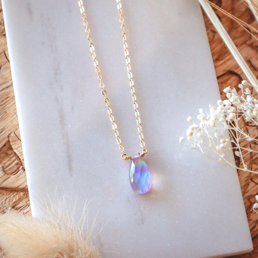 Aurora Opal Necklace | Choose Your Chain