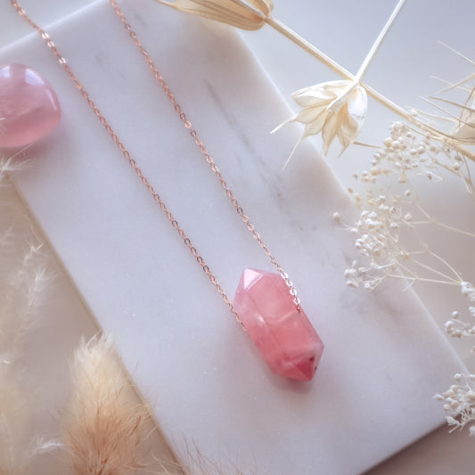 Love Prism Necklace | Rose Gold
