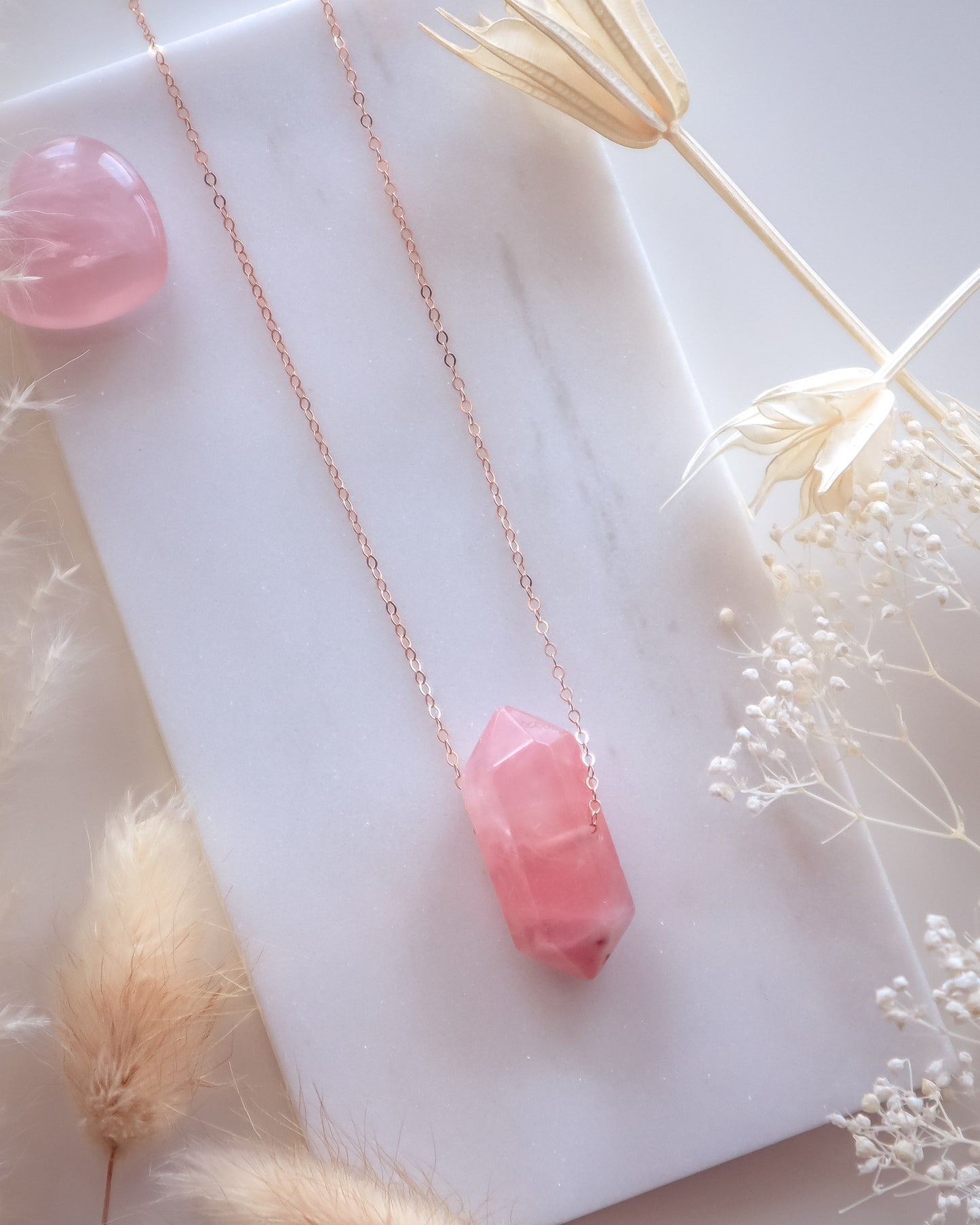 Love Prism Necklace | Rose Gold