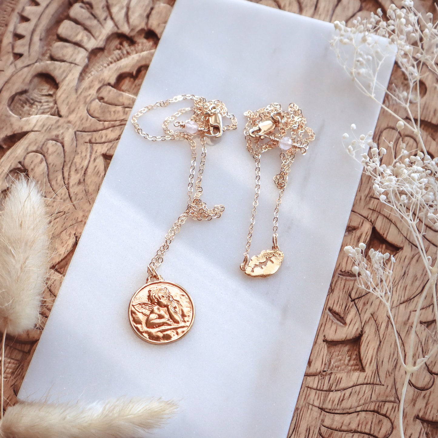 Cupid Necklace | Gold