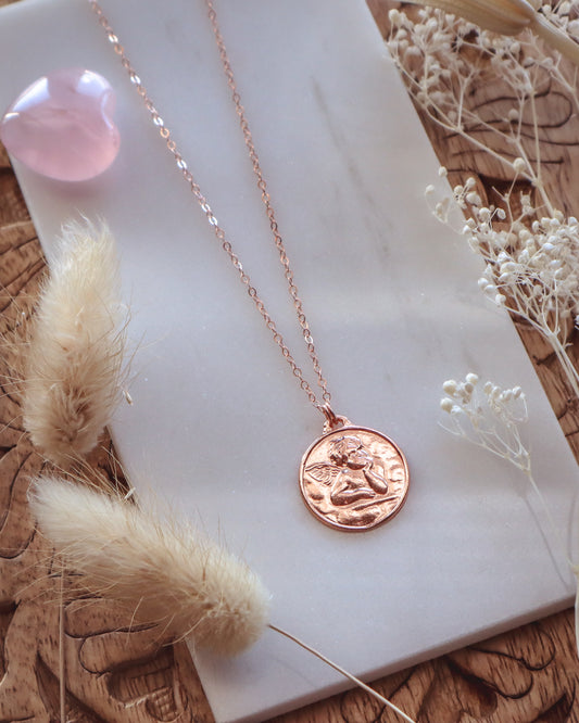 Cupid Necklace | Rose Gold