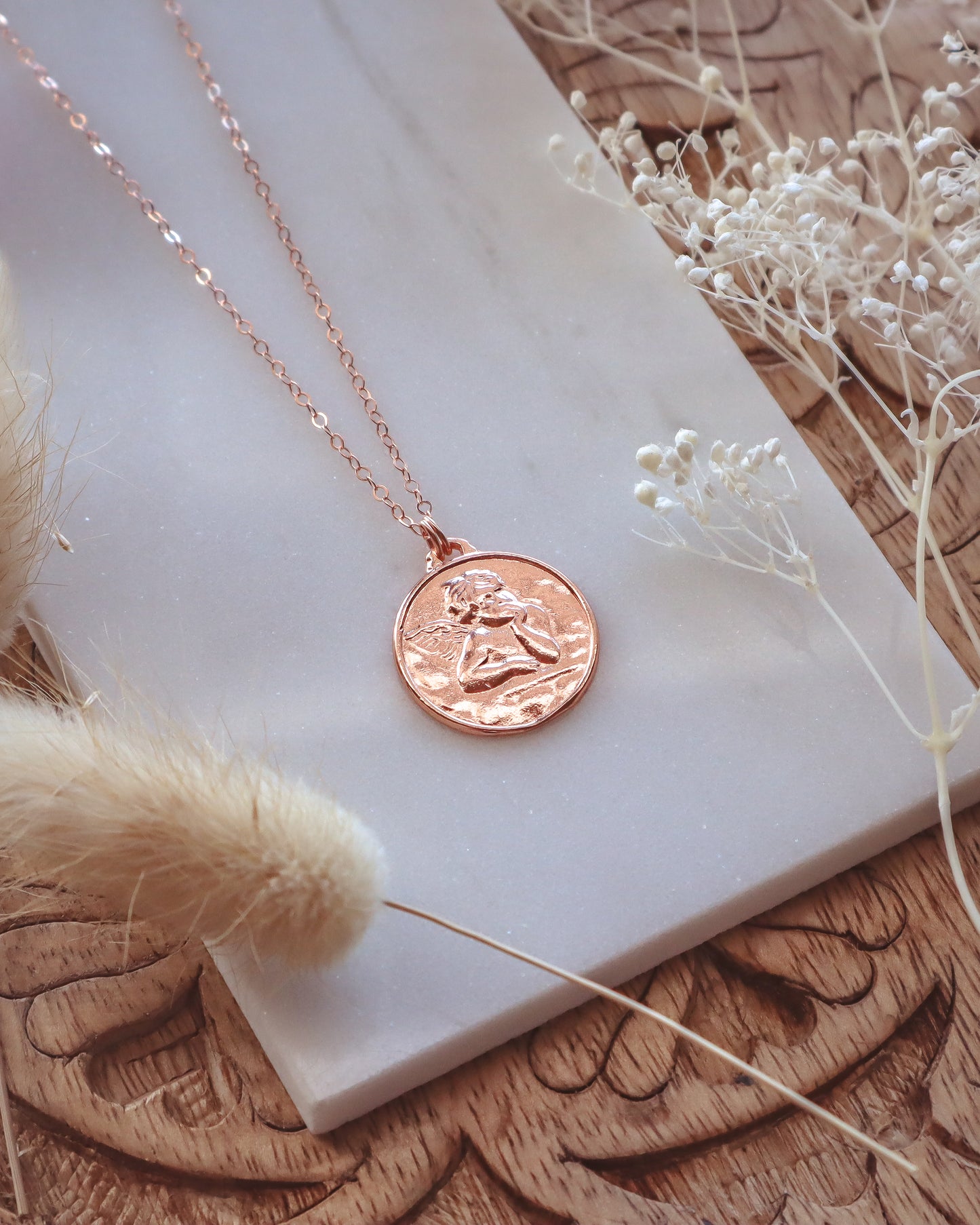 Cupid Necklace | Rose Gold