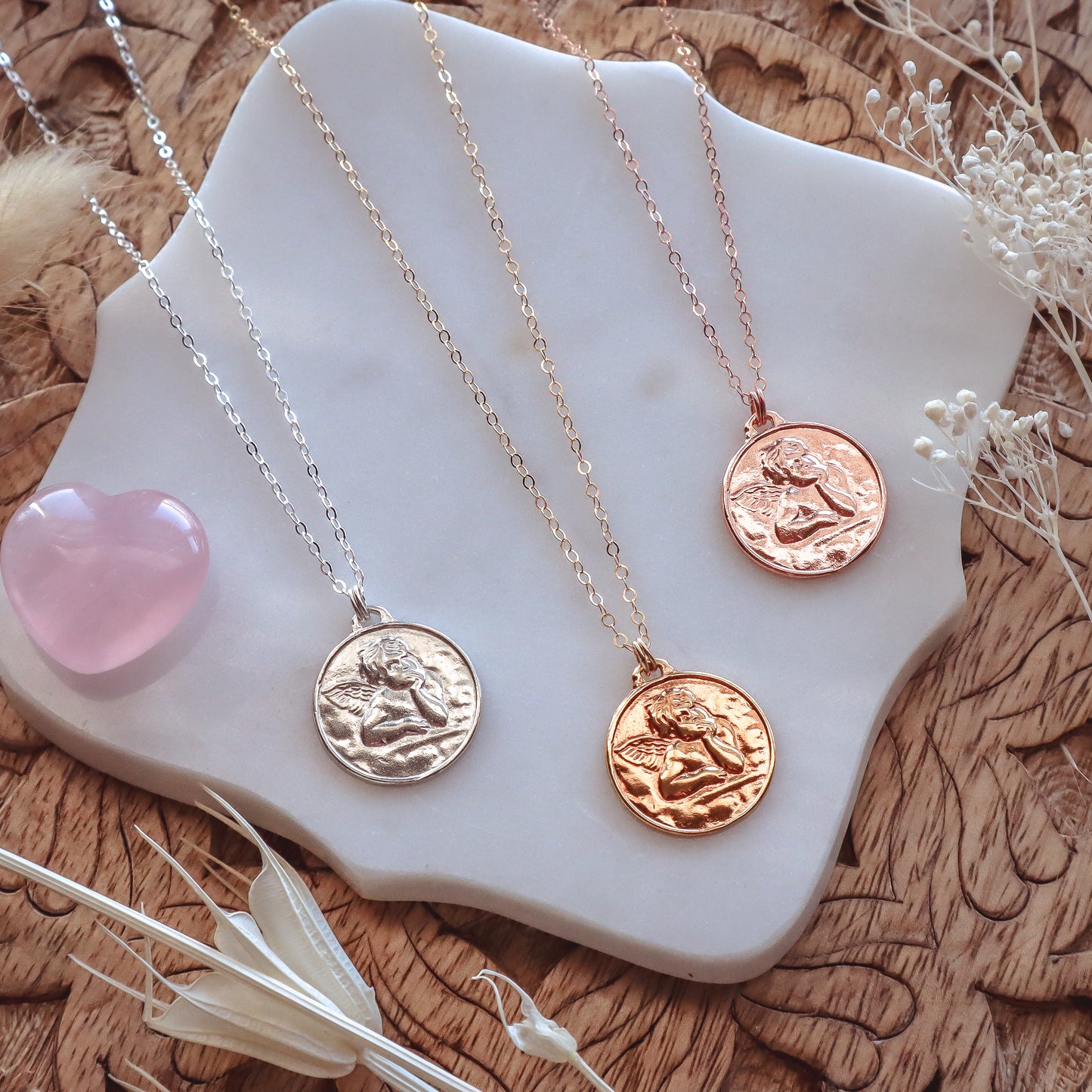 Cupid Necklace | Rose Gold