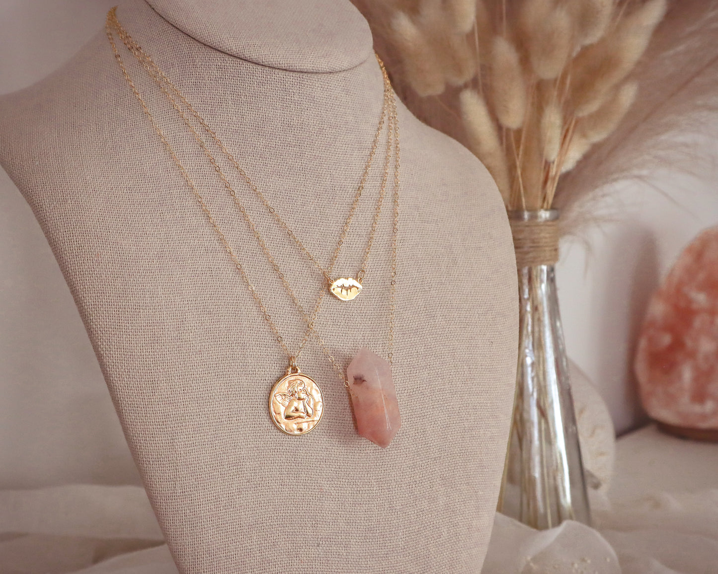 Cupid Necklace | Gold