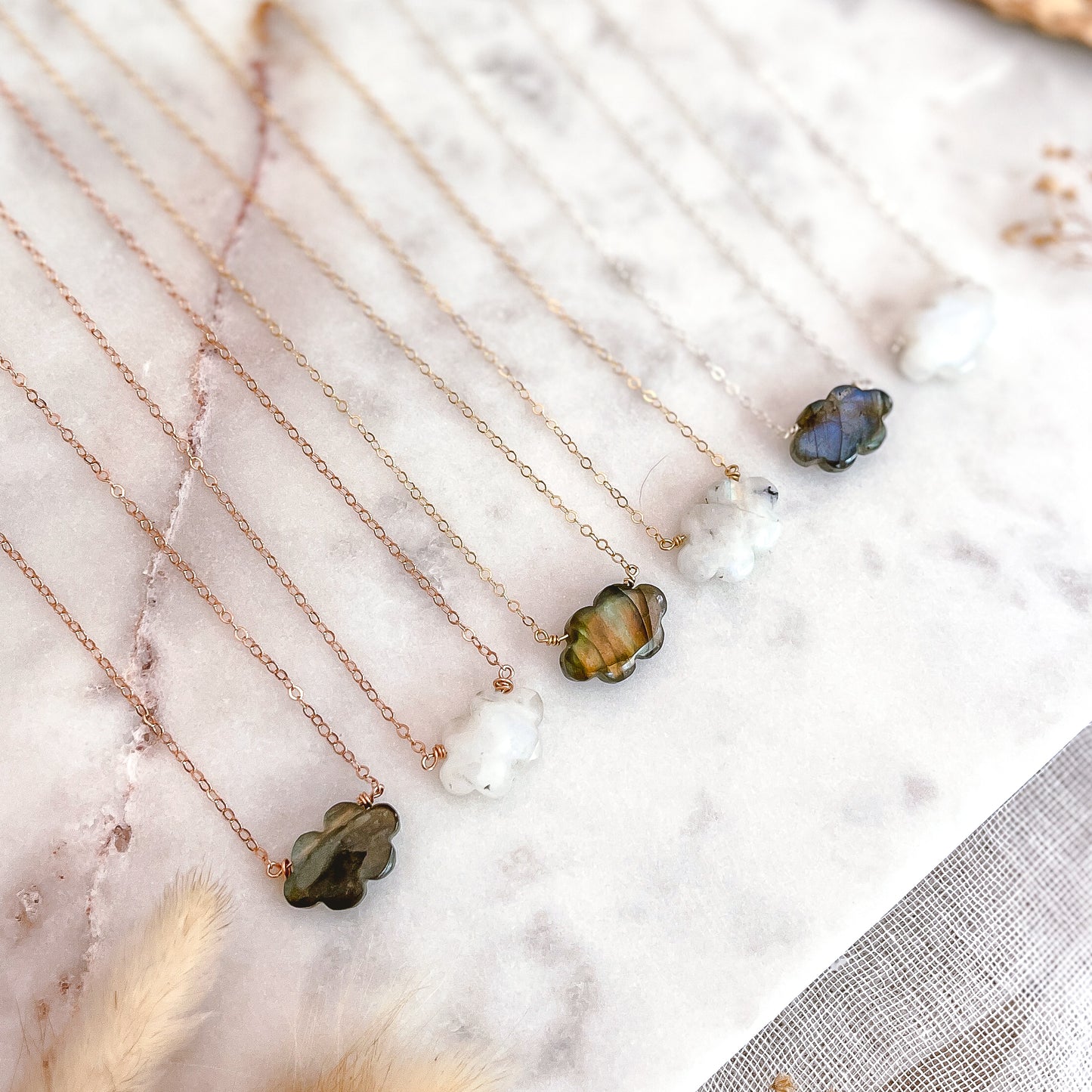 Storm Cloud Necklace | Choose your length and metal