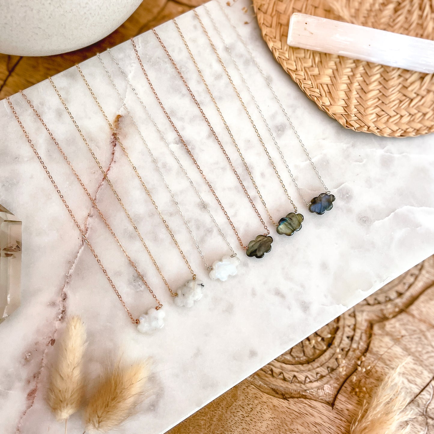 Storm Cloud Necklace | Choose your length and metal