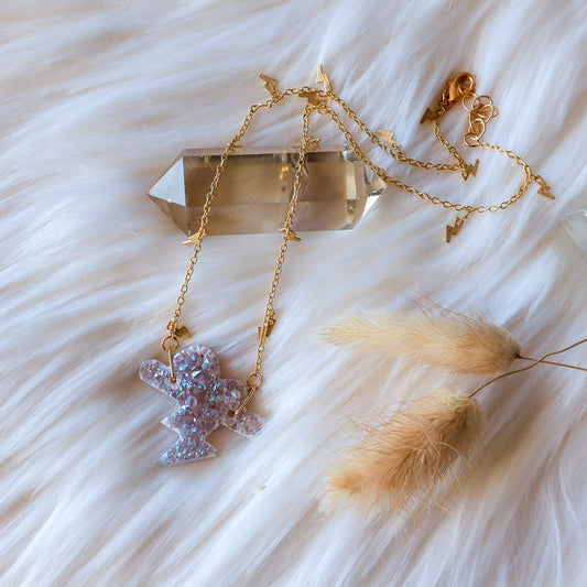 Cosmic Thunder | Aura Lightning Cloud Necklace A