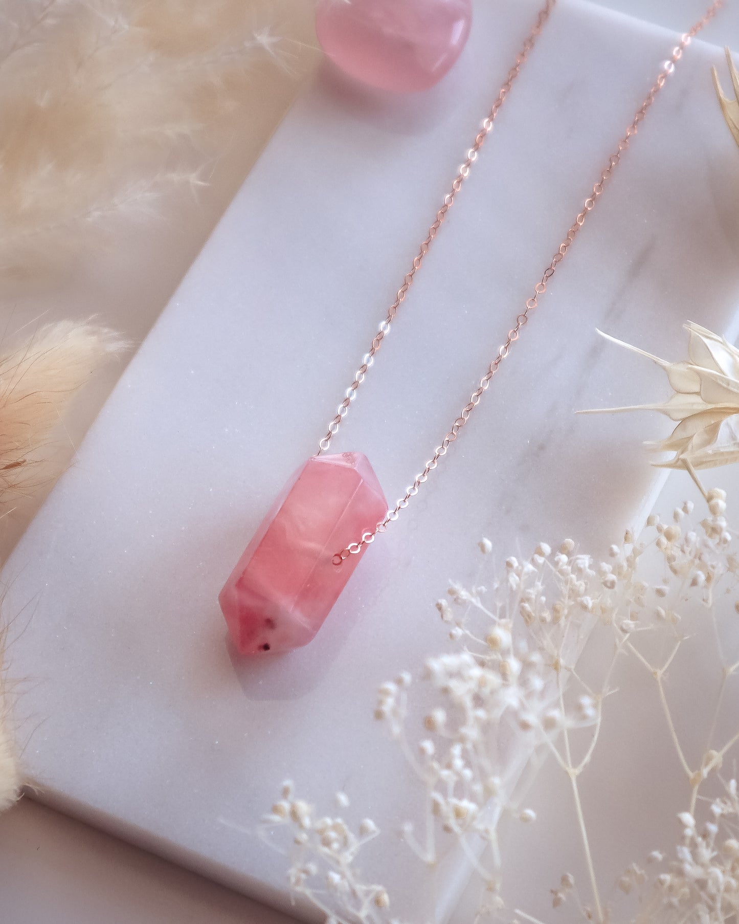 Love Prism Necklace | Rose Gold