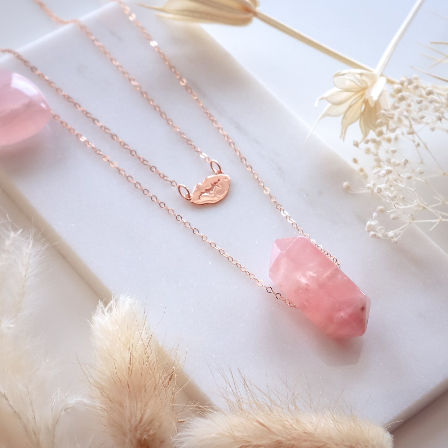 Love Smooch Necklace Set | Rose Gold