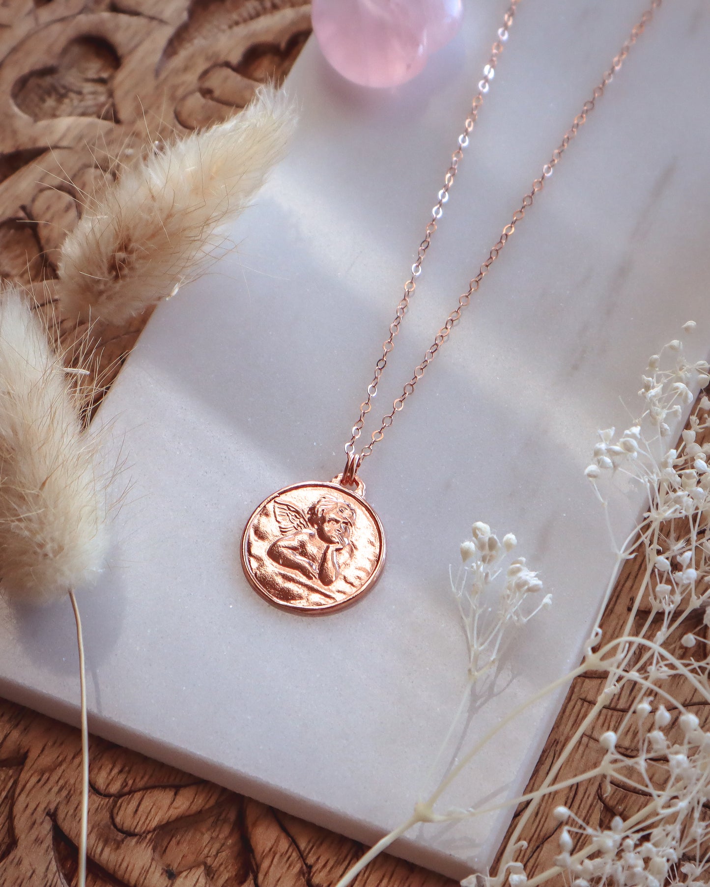 Cupid Necklace | Rose Gold