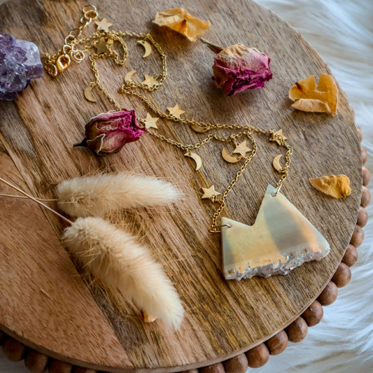 Midnight Aura Mountain Necklace I